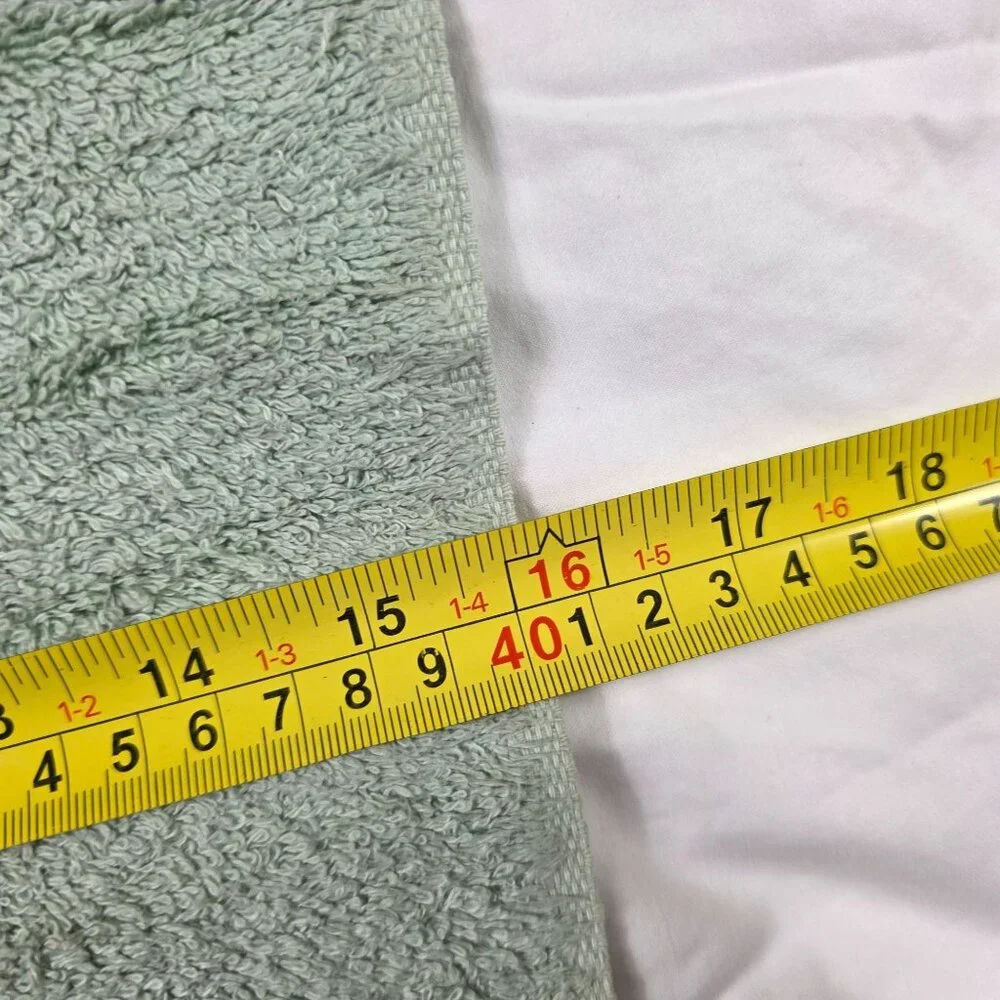 Vintage Ralph Lauren Green 100% Cotton Towel Plush Soft Absorbent Made In USA
